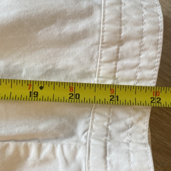 Talbots White Button Down Blouse 6 - Picture 8 of 8